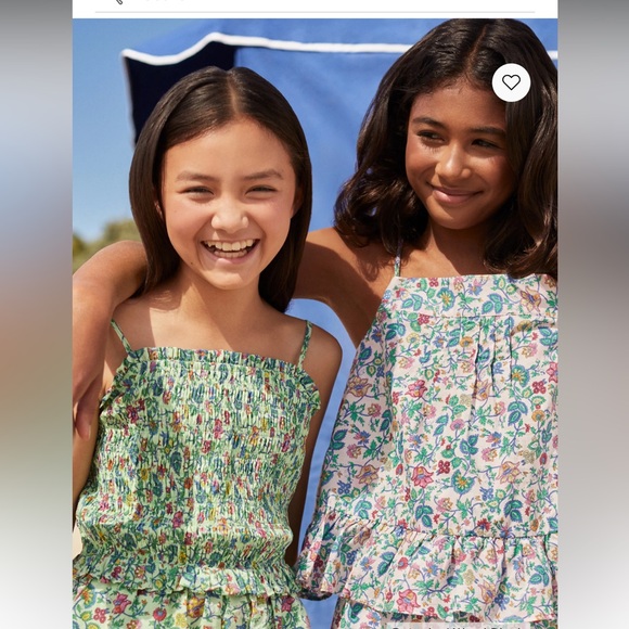 NWT Polo Ralph Lauren Girls Floral Cotton Batiste Set Summer Vacation Twee - Picture 4 of 10